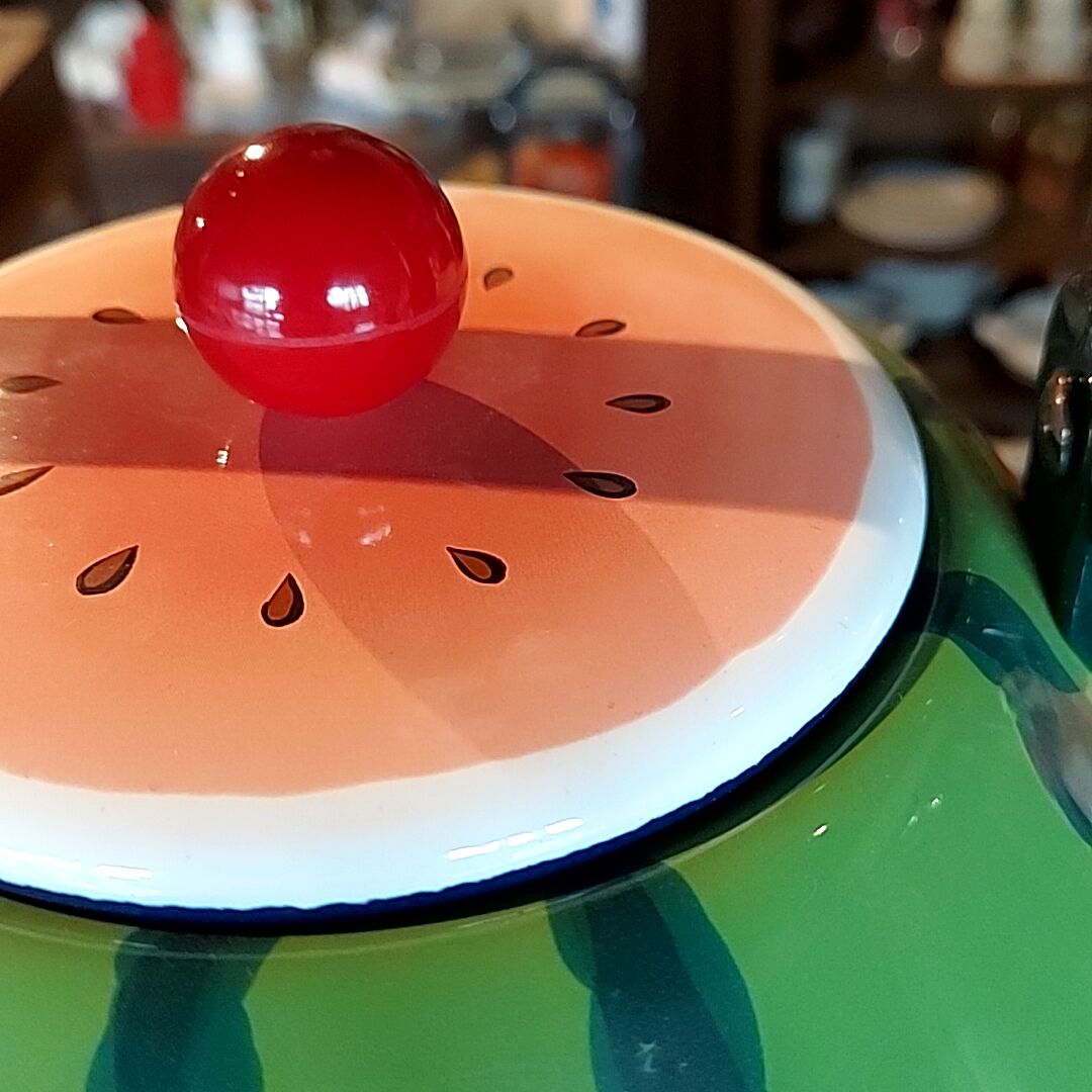 EJIRY☆デッドストック☆スイカのホーローケトル | あんちーくKIDAN STORE