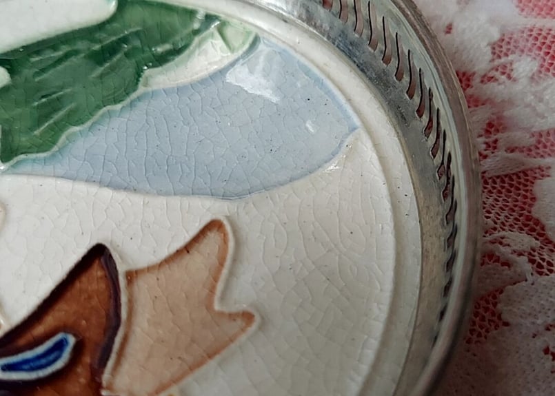 マジョリカタイルのコースター | あんちーくKIDAN STORE