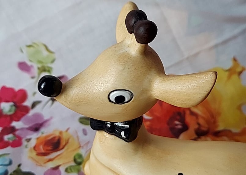 SWIMMER・瀬戸陶器、バンビの小物入れ | あんちーくKIDAN STORE