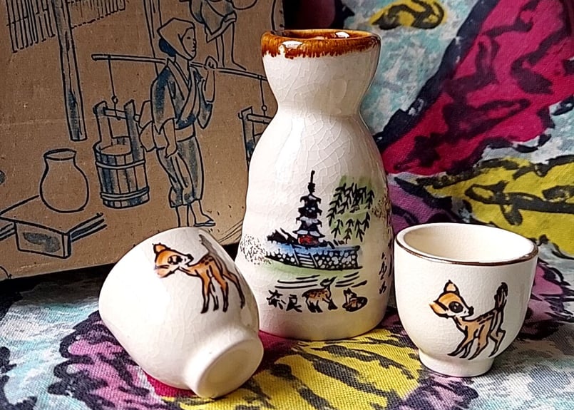 昭和40年代・奈良のお土産♨バンビの徳利 | あんちーくKIDAN STORE