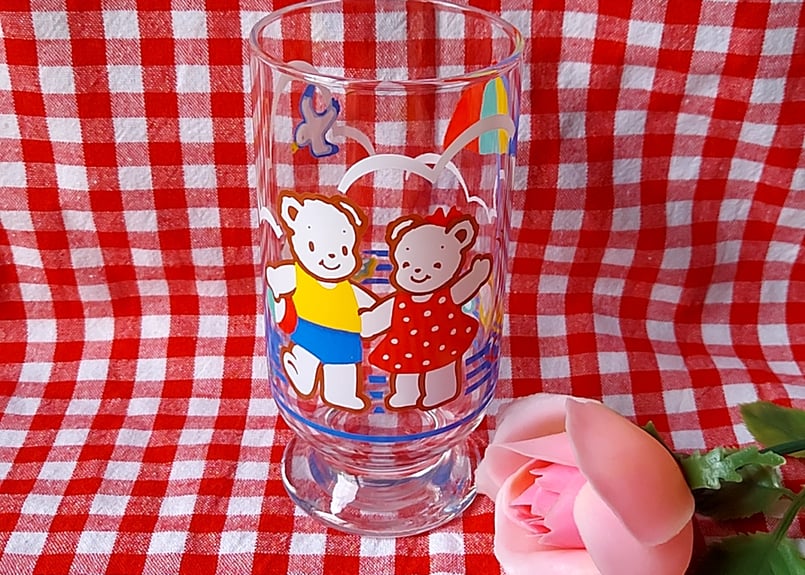 池田銀行×ファミリア・ノベルティグラス | あんちーくKIDAN STORE