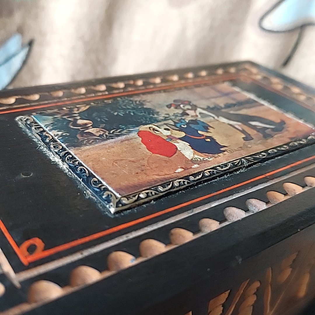 Disney・わんわん物語木製オルゴール | あんちーくKIDAN STORE