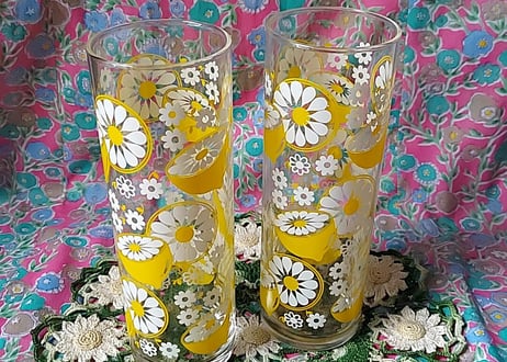 安定のレモン柄🍋ゾンビグラス