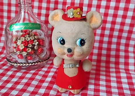 フロッキーくまの首振りマスコット🐻