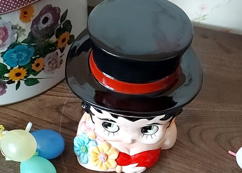 ベティーブープ💐陶器のポット | あんちーくKIDAN STORE