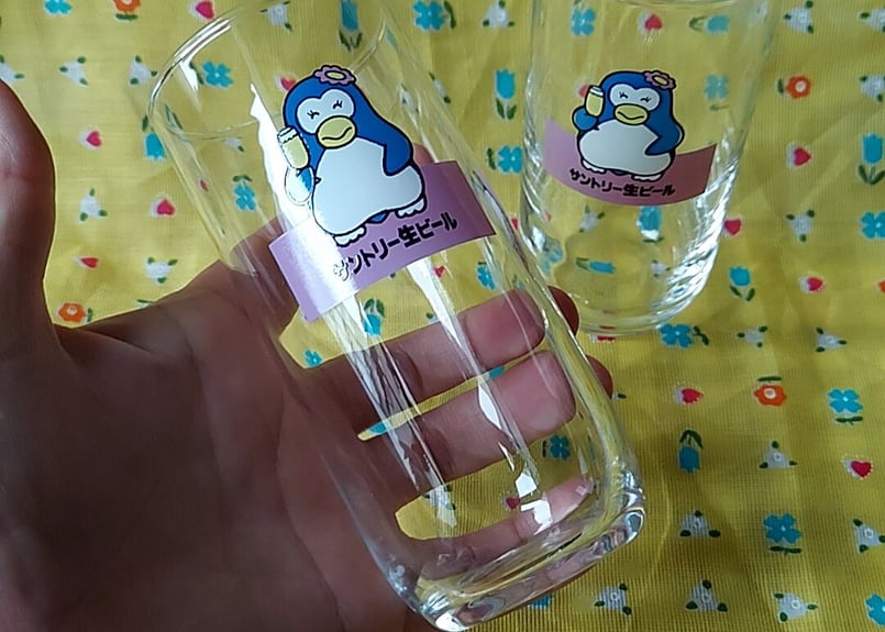 80年代・パピプペンギンズ🐧サントリーグラス ガール | あんちー