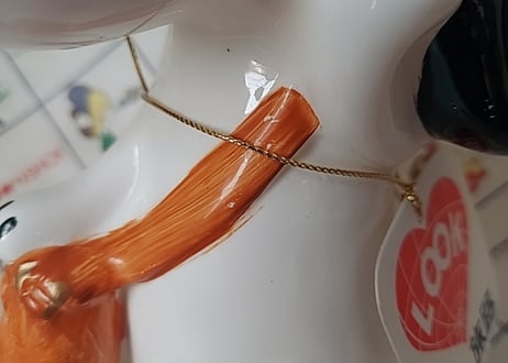 スヌーピーみたいなわんちゃんの貯金箱