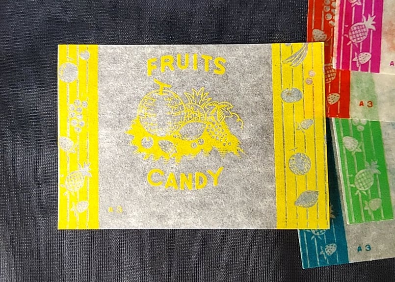 昭和30年代頃・フルーツキャンディ包み紙セット | あんちーくKIDAN STORE