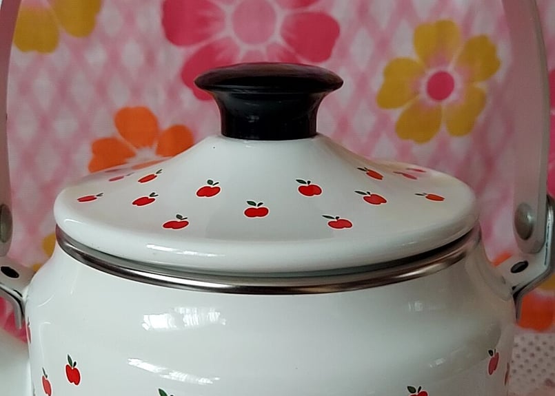 EJIRY🍎りんごのホーローケトル | あんちーくKIDAN STORE