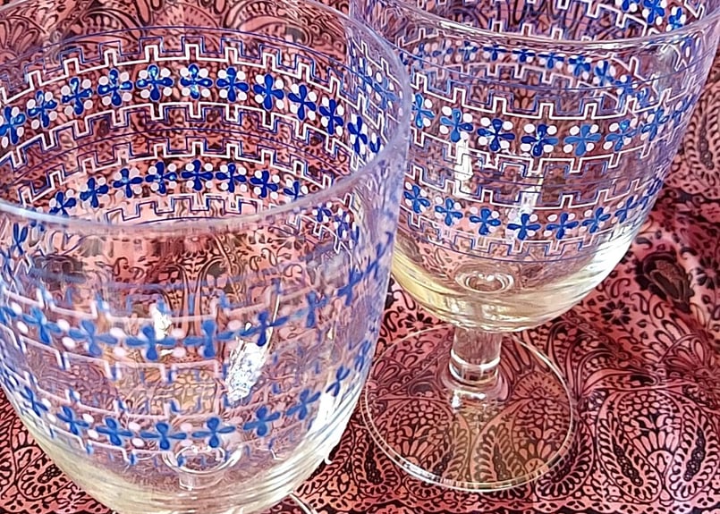 ☆ 【ヴァルトグラス あられ文様 ゴブレット】 ワイングラス ドイツ民