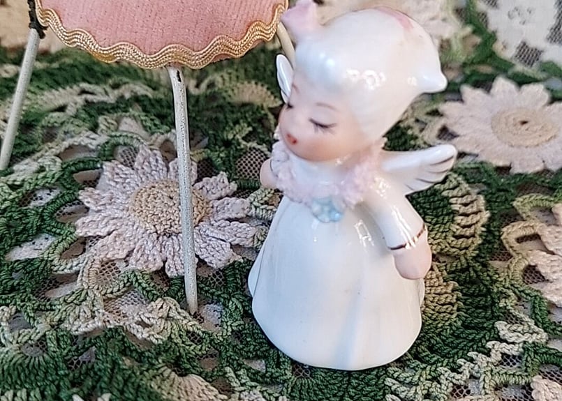 瀬戸ノベルティ・小さな天使 ピンク | あんちーくKIDAN STORE