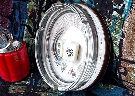 麻雀牌の灰皿