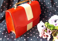 1970´s👠赤白のBOXbag