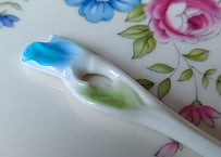 薔薇のミルク硝子フォーク