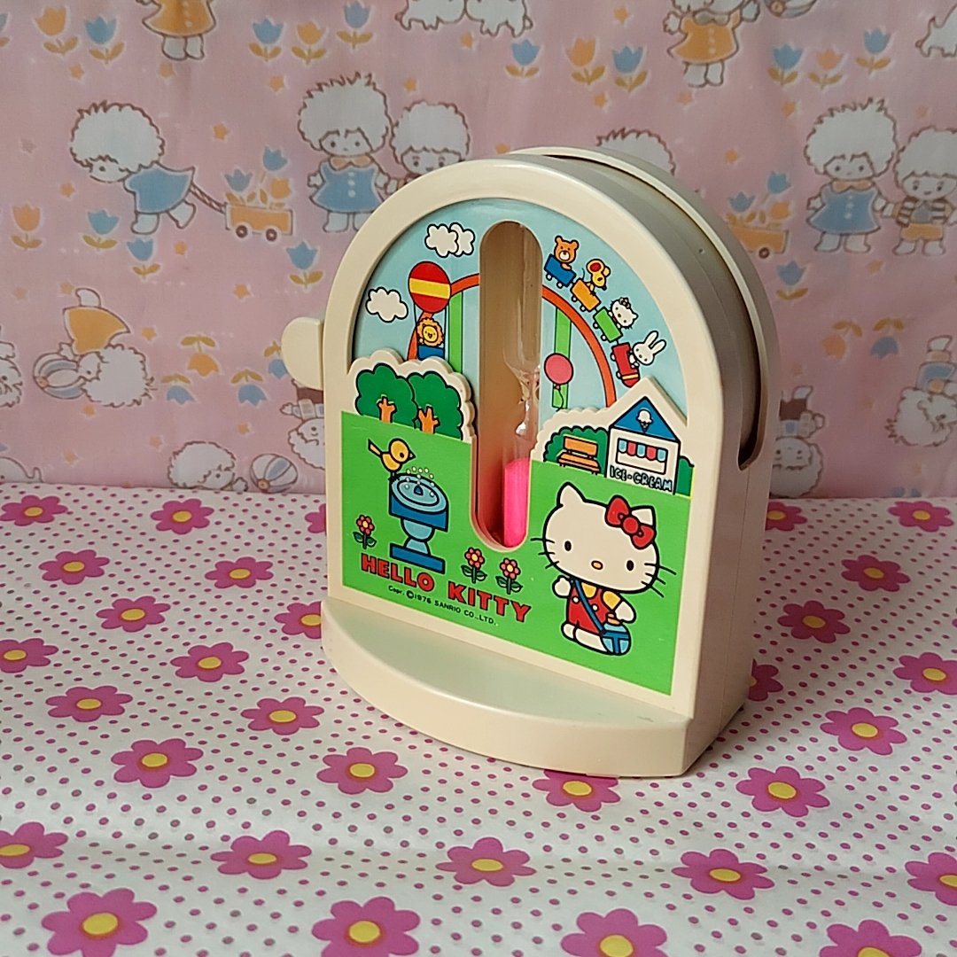 1976年・キティちゃんの回転砂時計 | あんちーくKIDAN STORE