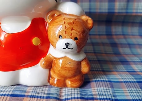 SANRIO・キティちゃんの陶器の貯金箱