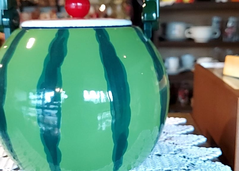 EJIRY☆デッドストック☆スイカのホーローケトル | あんちーくKIDAN STORE