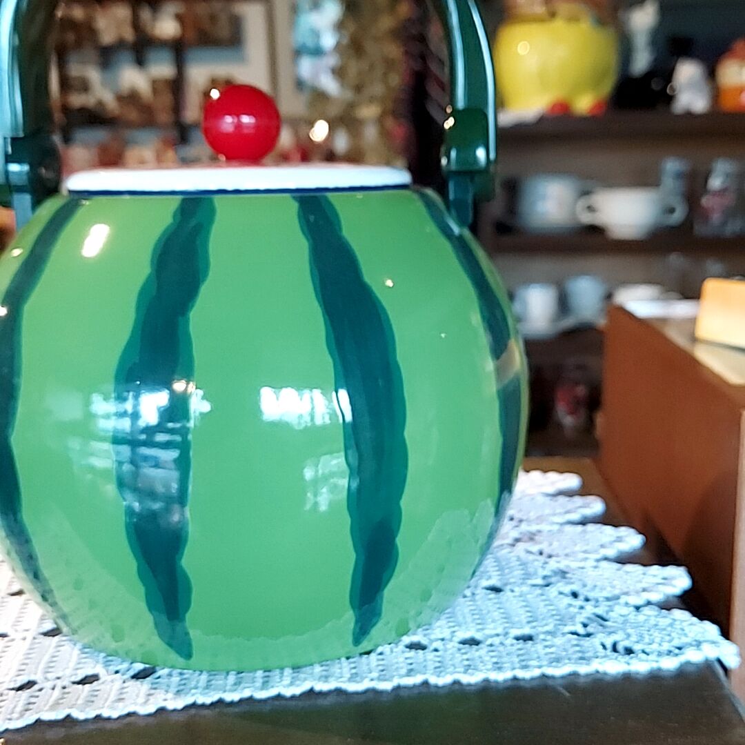 EJIRY☆デッドストック☆スイカのホーローケトル | あんちーくKIDAN STORE