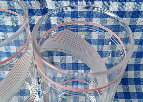 Fancyな水玉のグラス