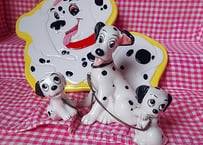 Disney❤わんわん物語・チェーン付き親子の陶器