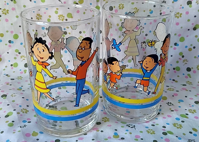佐々木ガラス・サザエさんグラス | あんちーくKIDAN STORE