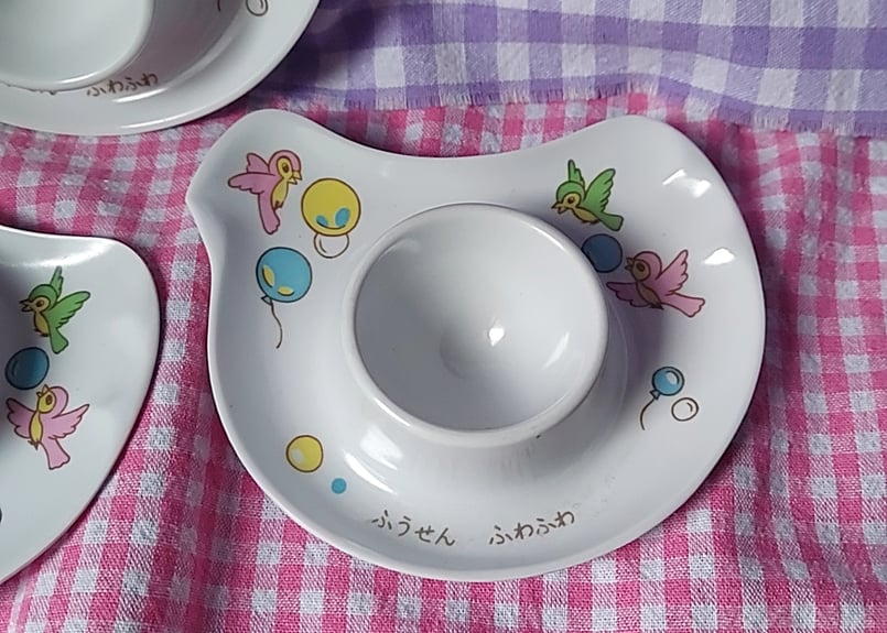 ノリタケメラミン・お子様用エッグスタンド | あんちーくKIDAN STORE