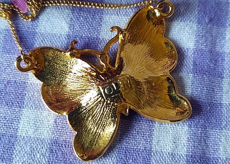 1970´s✩.*˚お花蝶々Vintageネックレス