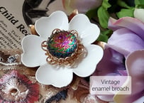 1960´s✨レインボーエナメルVintageブローチ