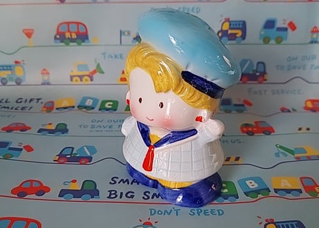 80年代•セーラー服の女の子貯金箱