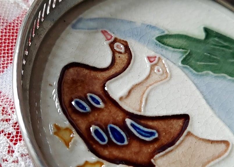 マジョリカタイルのコースター | あんちーくKIDAN STORE