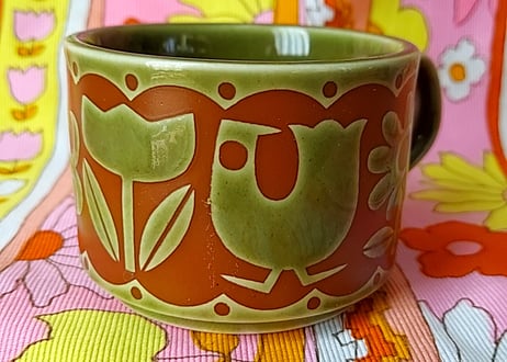 北欧チックなデザイン🐦小振りマグカップ