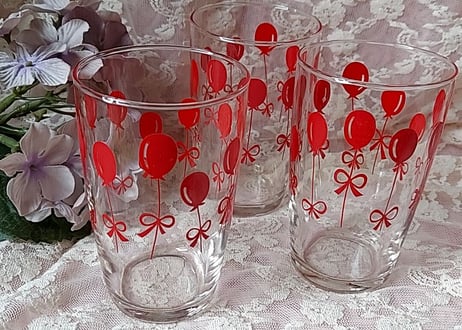 再入荷‼️アデリア・風船🎈グラス