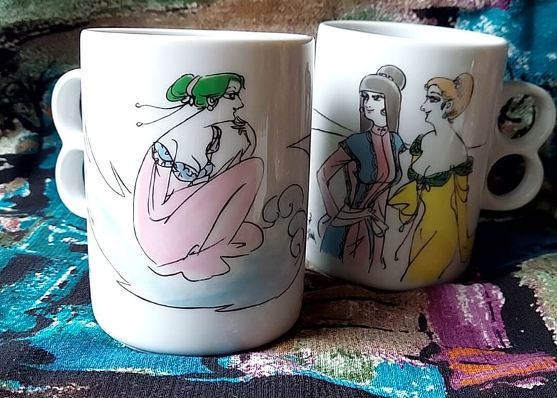 黄桜カッパ・小島功さんイラスト✨マグカップ | あんちーくKIDAN STORE