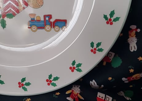 MIKASA🧸テディベアのXmasプレート🎄