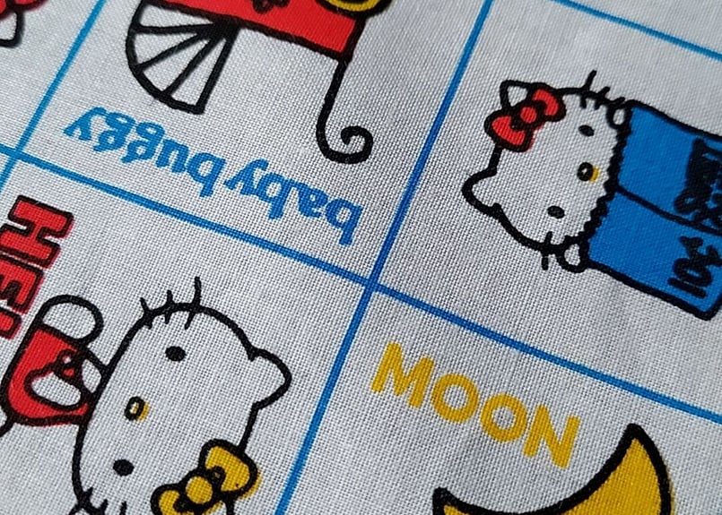 1976サンリオ・キティハンカチ カラフル | あんちーくKIDAN STORE 1976サンリオ・キティハンカチ カラフル | あんちーくKIDAN STORE