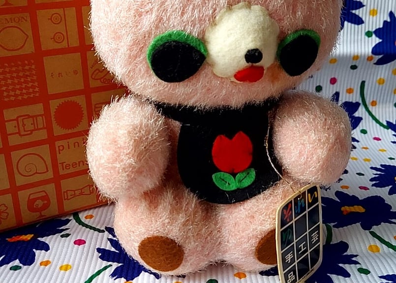昭和レトロ　ヴィンテージ それいゆ手工芸品　ぬいぐるみ　5コセット　中古品 デッドストック!!それいゆ手工芸品 うさぎ | あんちーくKIDAN STORE
