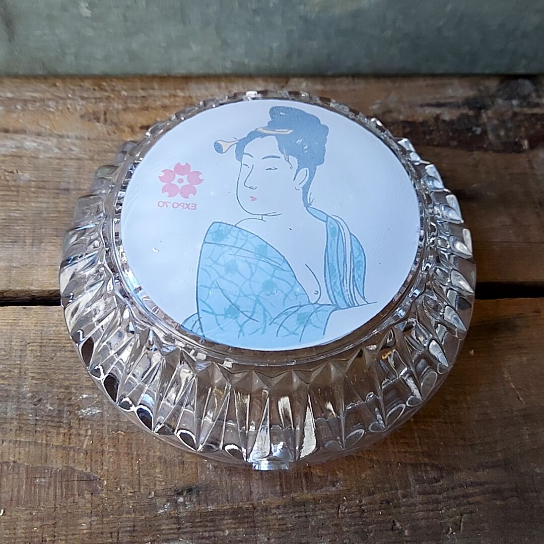 EXPO70 大阪万博 記念品 絵皿 当時物 大阪万博 1970年 EXPO70 エクスポ70 昭和レトロ 皿 記念皿