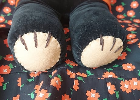 ふわふわの黒いくまさん🐻ぬいぐるみ