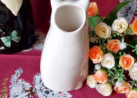 瀬戸クラフト・白猫の花瓶
