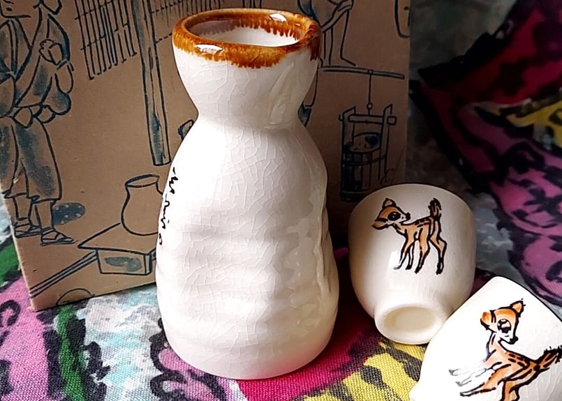 昭和40年代・奈良のお土産♨バンビの徳利 | あんちーくKIDAN STORE