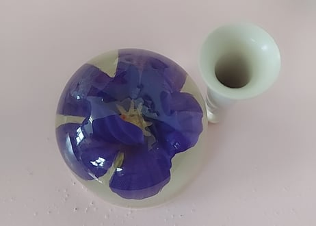 アクリル樹脂･水中花のペン立て
