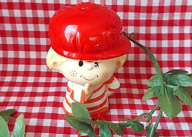 水森亜土🩷男の子の貯金箱 | あんちーくKIDAN STORE