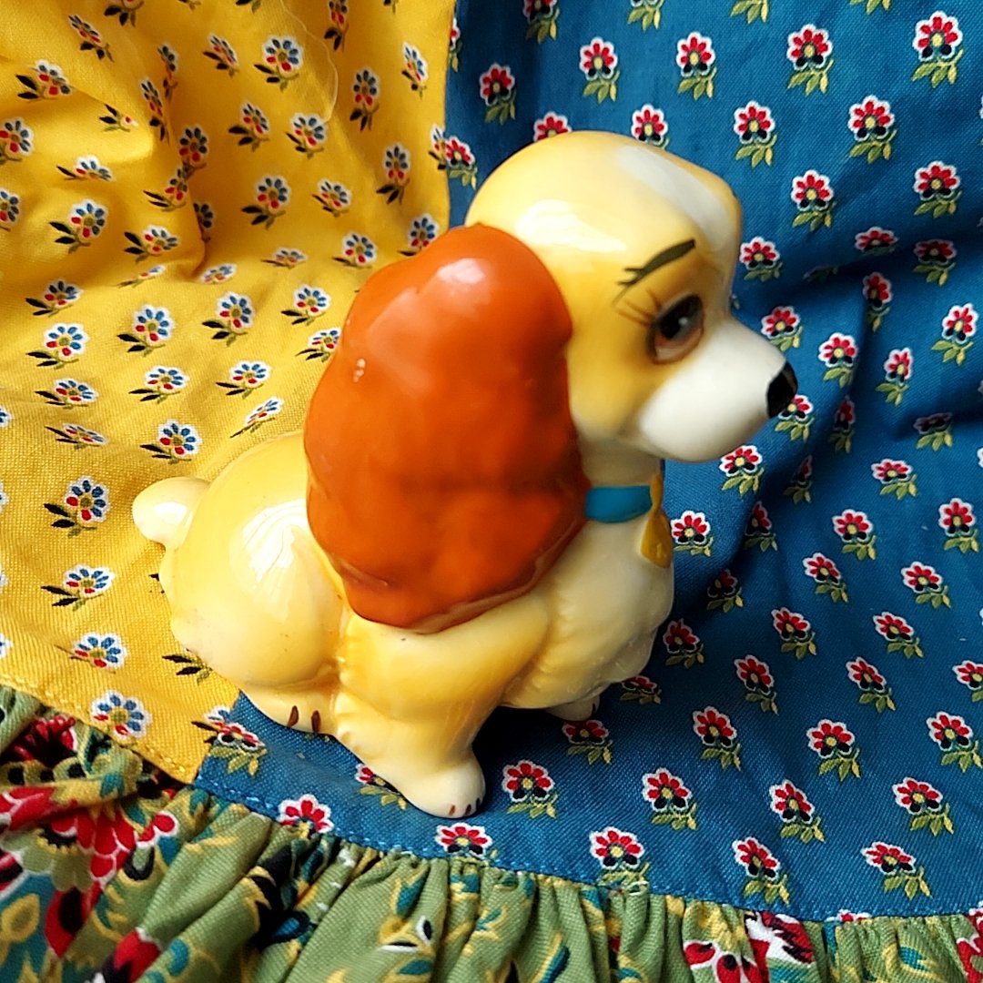 Disney・わんわん物語🐶レディ置物 | あんちーくKIDAN STORE
