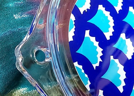 HOYA✨魚のアート硝子プレート
