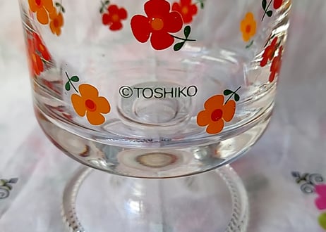 アデリア・TOSHIKO脚付きタンブラー