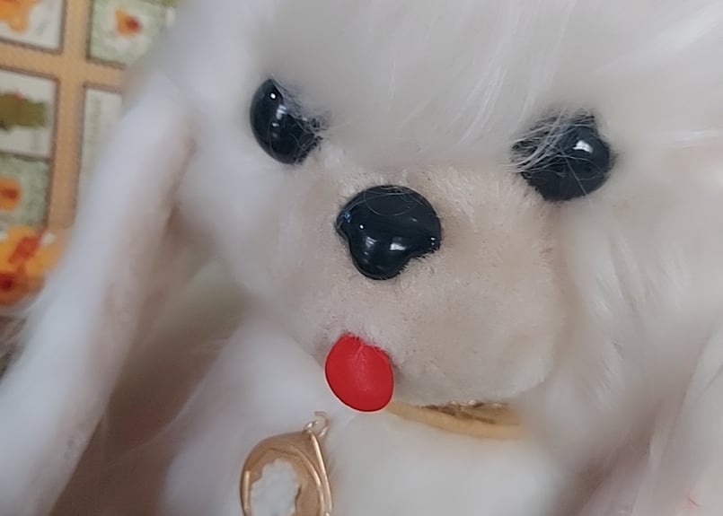 白毛のお手入れわんちゃん | あんちーくKIDAN STORE