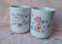 アヒルと女の子の湯のみ🪿