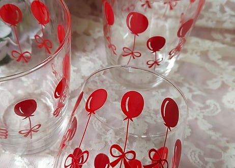 再入荷‼️アデリア・風船🎈グラス
