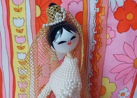 伊勢志摩土産品・マーメイドのパール人形🧜‍♀️