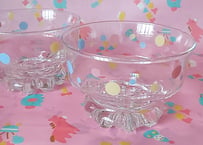 パステルカラーの水玉🩷アイスカップ